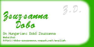 zsuzsanna dobo business card