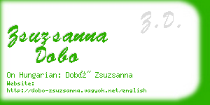 zsuzsanna dobo business card